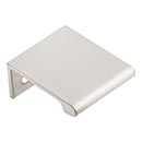 Elements [A500-125SN] Aluminum Cabinet Edge Pull - Edgefield Series - Satin Nickel Finish - 16mm C/C - 1 1/4&quot; L