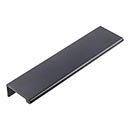 Elements [A500-6MB] Aluminum Cabinet Edge Pull - Edgefield Series - Matte Black Finish - 127mm C/C - 6&quot; L
