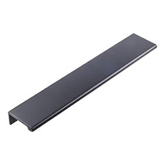 Elements [A500-8MB] Aluminum Cabinet Edge Pull - Edgefield Series - Matte Black Finish - 90mm C/C - 8&quot; L