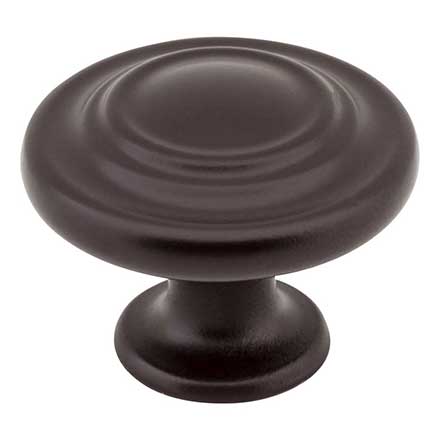 Elements [107ORB] Die Cast Zinc Cabinet Knob - Arcadia Series - Dark Bronze Finish - 1 1/4&quot; Dia.