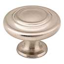 Elements [107SN] Die Cast Zinc Cabinet Knob - Arcadia Series - Satin Nickel Finish - 1 1/4&quot; Dia.