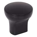 Elements [239MB] Die Cast Zinc Cabinet Knob - Brenton Series - Matte Black Finish - 1&quot; Dia.
