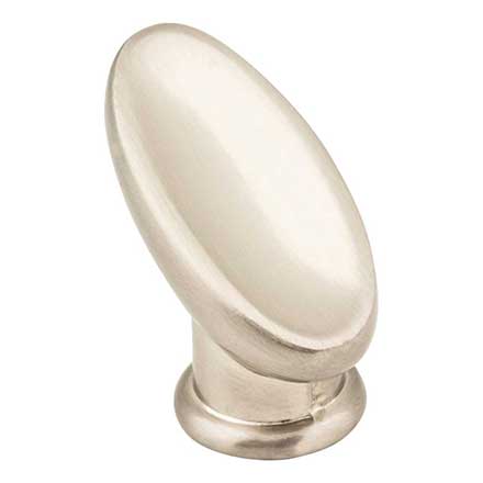 Elements [412461] Die Cast Zinc Cabinet Knob - Capri Series - Satin Nickel Finish - 1 1/16&quot; L