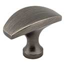 Elements [382BNBDL] Die Cast Zinc Cabinet Knob - Cosgrove Series - Brushed Pewter Finish - 1 1/2" L