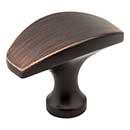 Elements [382DBAC] Die Cast Zinc Cabinet Knob - Cosgrove Series - Brushed Oil Rubbed Bronze Finish - 1 1/2&quot; L