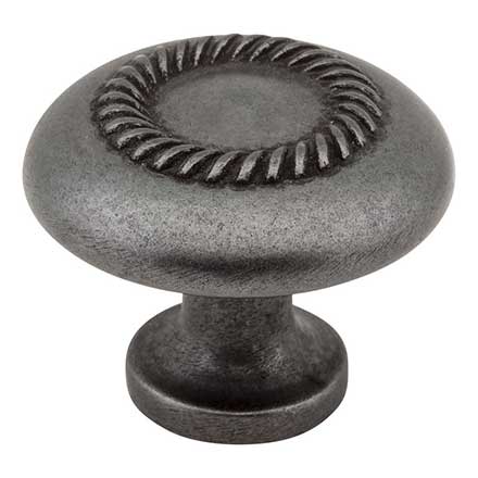 Elements [Z118-DACM] Die Cast Zinc Cabinet Knob - Cypress Series - Gun Metal Finish - 1 1/4&quot; Dia.