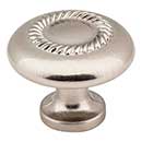 Elements [Z118-SN] Die Cast Zinc Cabinet Knob - Cypress Series - Satin Nickel Finish - 1 1/4&quot; Dia.