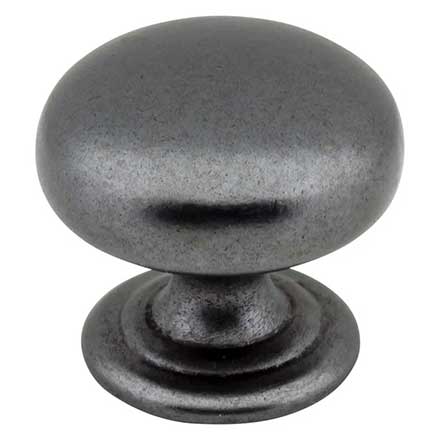 Elements [2980DACM] Die Cast Zinc Cabinet Knob - Florence Series - Gun Metal Finish - 1 1/4&quot; Dia.