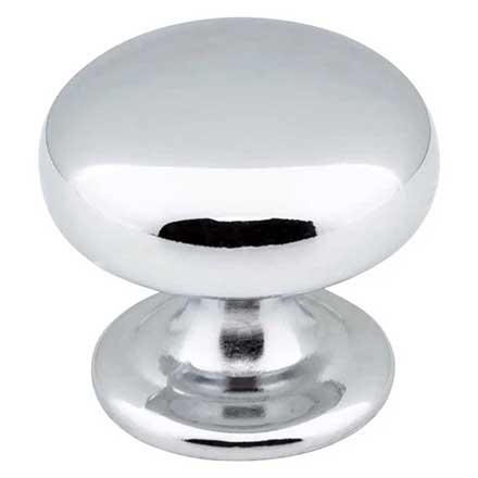 Elements [2980PC] Die Cast Zinc Cabinet Knob - Florence Series - Polished Chrome Finish - 1 1/4&quot; Dia.