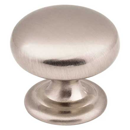 Elements [2980SN] Die Cast Zinc Cabinet Knob - Florence Series - Satin Nickel Finish - 1 1/4&quot; Dia.