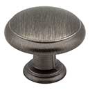 Elements [3940-BNBDL] Die Cast Zinc Cabinet Knob - Gatsby Series - Brushed Pewter Finish - 1 3/16&quot; Dia.