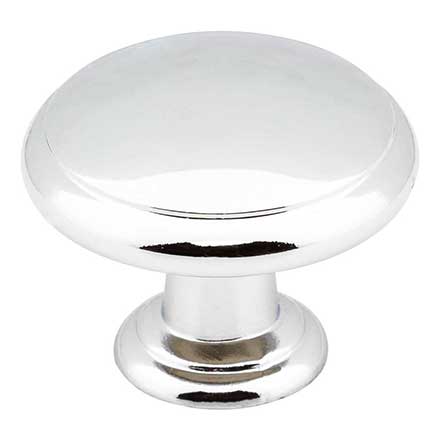 Elements [3940-PC] Die Cast Zinc Cabinet Knob - Gatsby Series - Polished Chrome Finish - 1 3/16&quot; Dia.