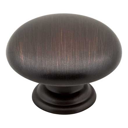 Elements [3950-DBAC] Die Cast Zinc Cabinet Knob - Gatsby Series - Brushed Oil Rubbed Bronze Finish - 1 3/16&quot; Dia.
