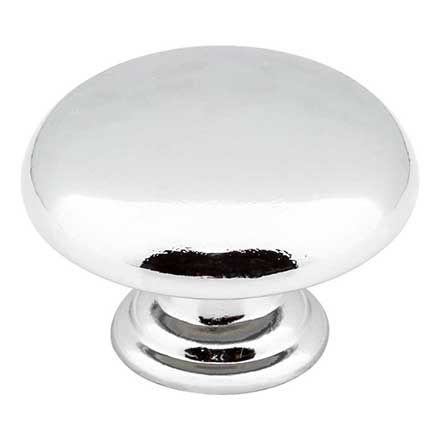 Elements [3950-PC] Die Cast Zinc Cabinet Knob - Gatsby Series - Polished Chrome Finish - 1 3/16&quot; Dia.