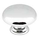 Elements [3950-PC] Die Cast Zinc Cabinet Knob - Gatsby Series - Polished Chrome Finish - 1 3/16&quot; Dia.