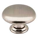 Elements [3950-SN] Die Cast Zinc Cabinet Knob - Gatsby Series - Satin Nickel Finish - 1 3/16&quot; Dia.