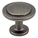 Elements [3960-BNBDL] Die Cast Zinc Cabinet Knob - Gatsby Series - Brushed Pewter Finish - 1 1/4&quot; Dia.