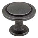 Elements [3960-DACM] Die Cast Zinc Cabinet Knob - Gatsby Series - Gun Metal Finish - 1 1/4&quot; Dia.
