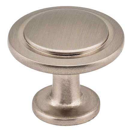 Elements [3960-SN] Die Cast Zinc Cabinet Knob - Gatsby Series - Satin Nickel Finish - 1 1/4&quot; Dia.