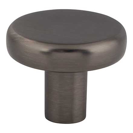 Elements [105BNBDL] Die Cast Zinc Cabinet Knob - Gibson Series - Brushed Pewter Finish - 1 1/4" Dia.