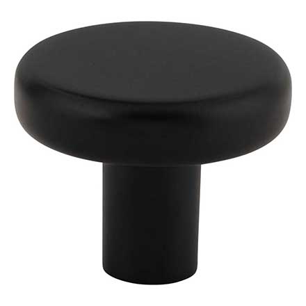 Elements [105MB] Die Cast Zinc Cabinet Knob - Gibson Series - Matte Black Finish - 1 1/4&quot; Dia.