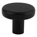 Elements [105MB] Die Cast Zinc Cabinet Knob - Gibson Series - Matte Black Finish - 1 1/4" Dia.