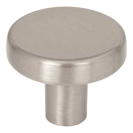 Elements [105SN] Die Cast Zinc Cabinet Knob - Gibson Series - Satin Nickel Finish - 1 1/4&quot; Dia.