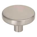 Elements [105L-SN] Die Cast Zinc Cabinet Knob - Gibson Series - Satin Nickel Finish - 1 5/8&quot; Dia.