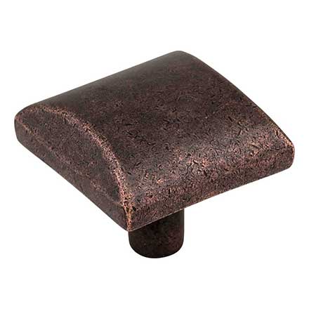 Elements [525DMAC] Die Cast Zinc Cabinet Knob - Glendale Series - Distressed Oil Rubbed Bronze Finish - 1 1/8&quot; Sq.