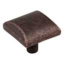 Elements [525DMAC] Die Cast Zinc Cabinet Knob - Glendale Series - Distressed Oil Rubbed Bronze Finish - 1 1/8&quot; Sq.