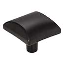 Elements [525MB] Die Cast Zinc Cabinet Knob - Glendale Series - Matte Black Finish - 1 1/8&quot; Sq.