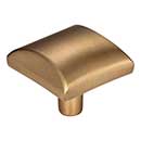 Elements [525SBZ] Die Cast Zinc Cabinet Knob - Glendale Series - Satin Bronze Finish - 1 1/8&quot; Sq.
