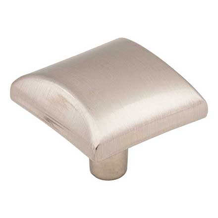 Elements [525SN] Die Cast Zinc Cabinet Knob - Glendale Series - Satin Nickel Finish - 1 1/8&quot; Sq.