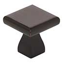 Elements [449DBAC] Die Cast Zinc Cabinet Knob - Hadly Series - Brushed Oil Rubbed Bronze Finish - 1&quot; Sq.