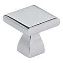 Elements [449PC] Die Cast Zinc Cabinet Knob - Hadly Series - Polished Chrome Finish - 1&quot; Sq.