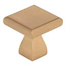 Elements [449SBZ] Die Cast Zinc Cabinet Knob - Hadly Series - Satin Bronze Finish - 1&quot; Sq.