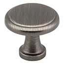 Elements [3970-BNBDL] Die Cast Zinc Cabinet Knob - Kenner Series - Brushed Pewter Finish - 1 3/16&quot; Dia.