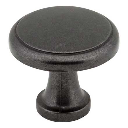 Elements [3970-DACM] Die Cast Zinc Cabinet Knob - Kenner Series - Gun Metal Finish - 1 3/16&quot; Dia.