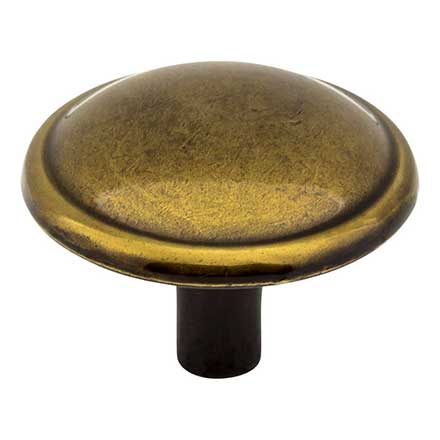 Elements [WK150-AB] Die Cast Zinc Cabinet Knob - Kingsport Series - Brushed Antique Brass Finish - 1 1/4&quot; Dia.