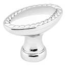 Elements [Z115L-PC] Die Cast Zinc Cabinet Knob - Lindos Series - Polished Chrome Finish - 1 3/8" L