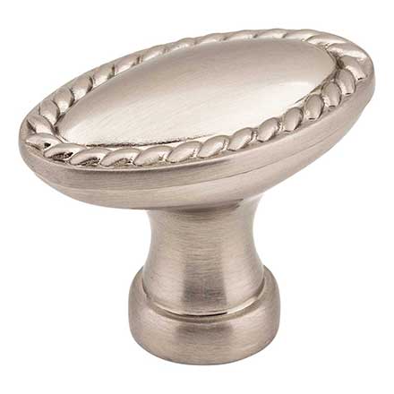 Elements [Z115L-SN] Die Cast Zinc Cabinet Knob - Lindos Series - Satin Nickel Finish - 1 3/8" L