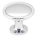 Elements [Z115PC] Die Cast Zinc Cabinet Knob - Lindos Series - Polished Chrome Finish - 1 1/4" Dia.