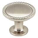 Elements [Z115SN] Die Cast Zinc Cabinet Knob - Lindos Series - Satin Nickel Finish - 1 1/4" Dia.