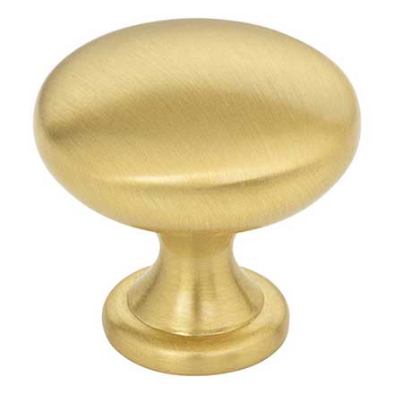 Elements [3910-BG] Die Cast Zinc Cabinet Knob - Madison Series - Brushed Gold Finish - 1 3/16&quot; Dia.