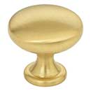 Elements [3910-BG] Die Cast Zinc Cabinet Knob - Madison Series - Brushed Gold Finish - 1 3/16&quot; Dia.