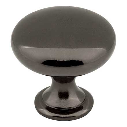 Elements [3910-BN] Die Cast Zinc Cabinet Knob - Madison Series - Black Nickel Finish - 1 3/16" Dia.