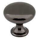 Elements [3910-BN] Die Cast Zinc Cabinet Knob - Madison Series - Black Nickel Finish - 1 3/16&quot; Dia.