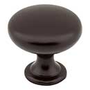 Elements [3910-ORB] Die Cast Zinc Cabinet Knob - Madison Series - Dark Bronze Finish - 1 3/16&quot; Dia.