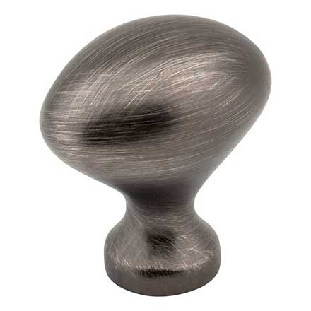 Elements [897BNBDL] Die Cast Zinc Cabinet Knob - Merryville Series - Brushed Pewter Finish - 1 1/8&quot; L