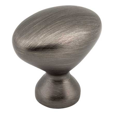 Elements [897L-BNBDL] Die Cast Zinc Cabinet Knob - Merryville Series - Brushed Pewter Finish - 1 1/4" L